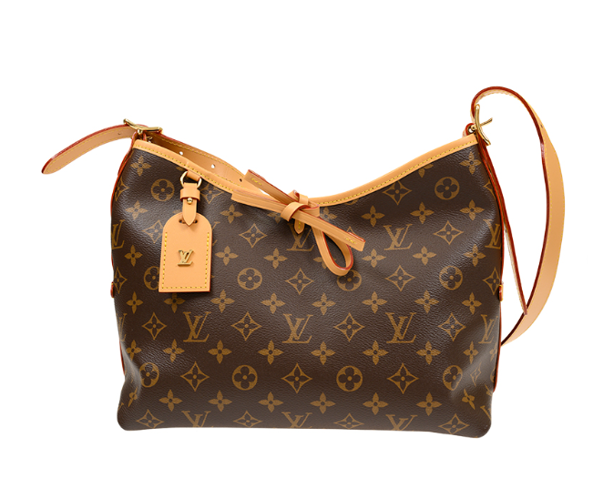 CarryAll PM 手提包采用 Monogram 帆布和天然皮革饰边  托特包