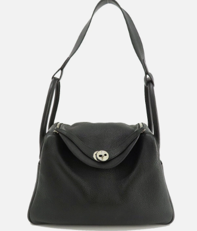 Hermès Hermes Lindy Mini Bag 單肩包手袋 黑色 銀扣